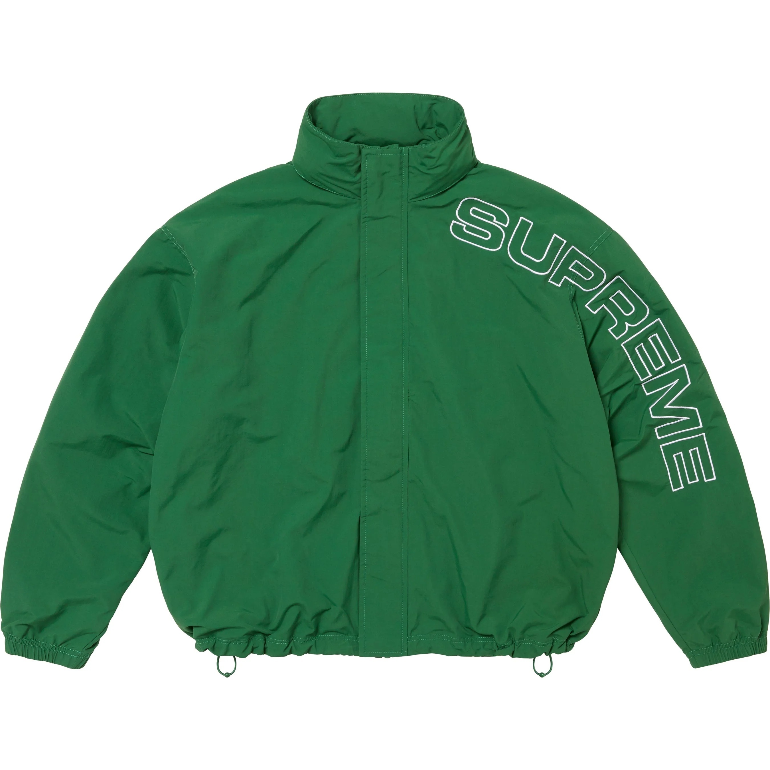 Spellout Embroidered Track Jacket view 4